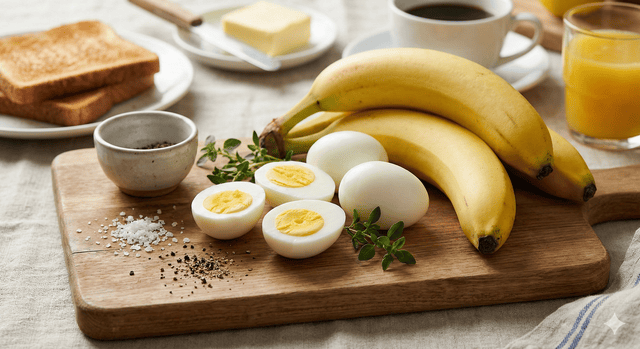 バナナとゆで卵の食べ合わせは良い？悪い？相性と食べ方の注意点